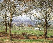 Camille Pissarro Park view Spain oil painting artist